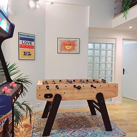 Loft Familial Au Coeur De Paris Avec Clim, Arcade Et Baby-Foot Proche Republique Et Canal St Martin Exterior foto